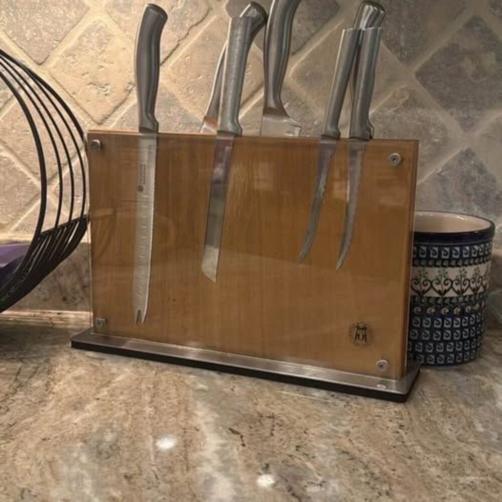 Dual sided Schmitt Brothers knife block magnetic 